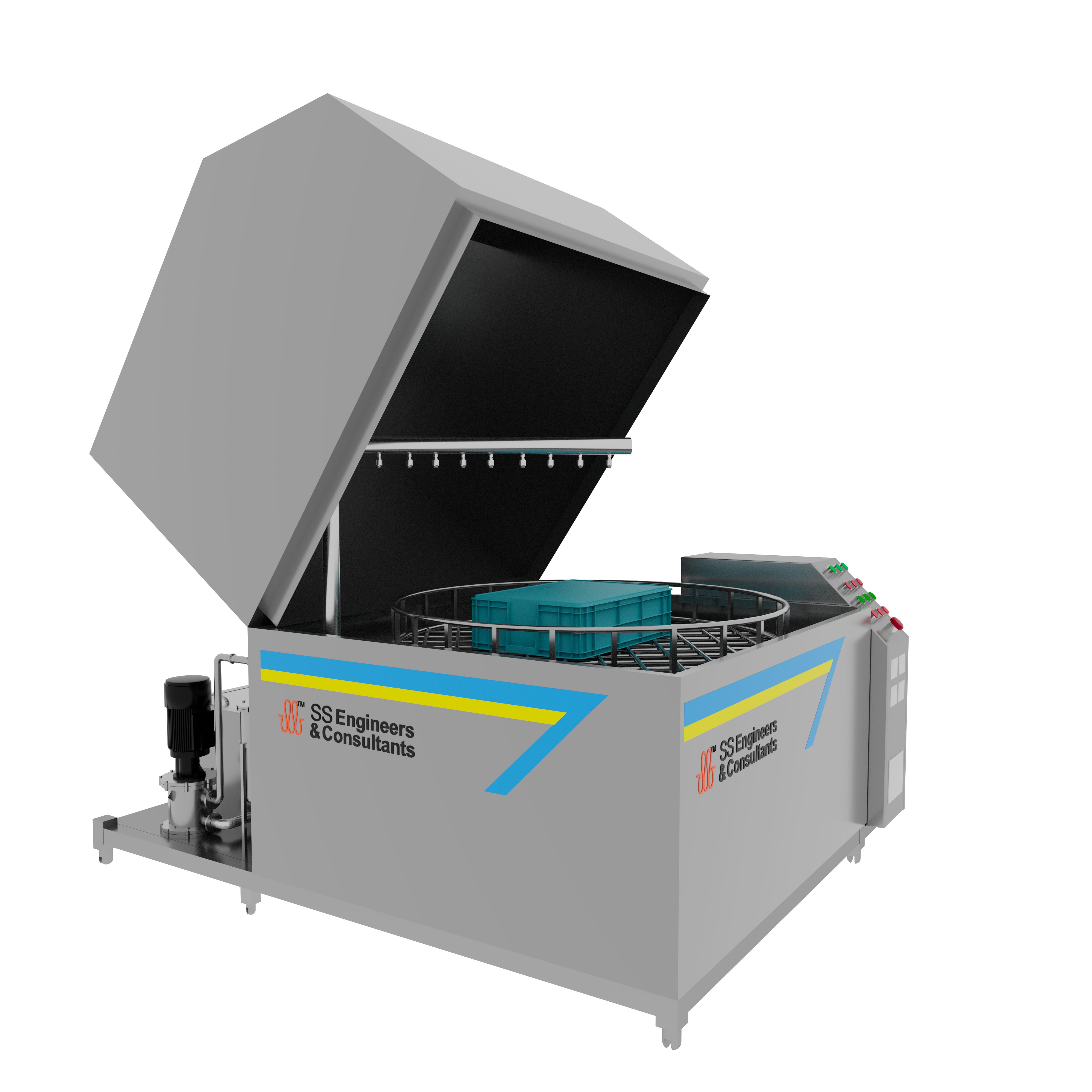  Automobile Rotary Bin Washer