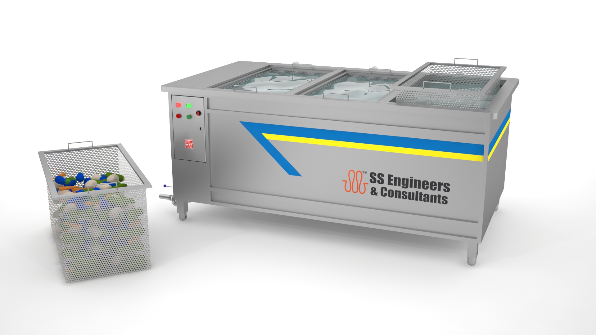  Custom Dip Type Basket Washer