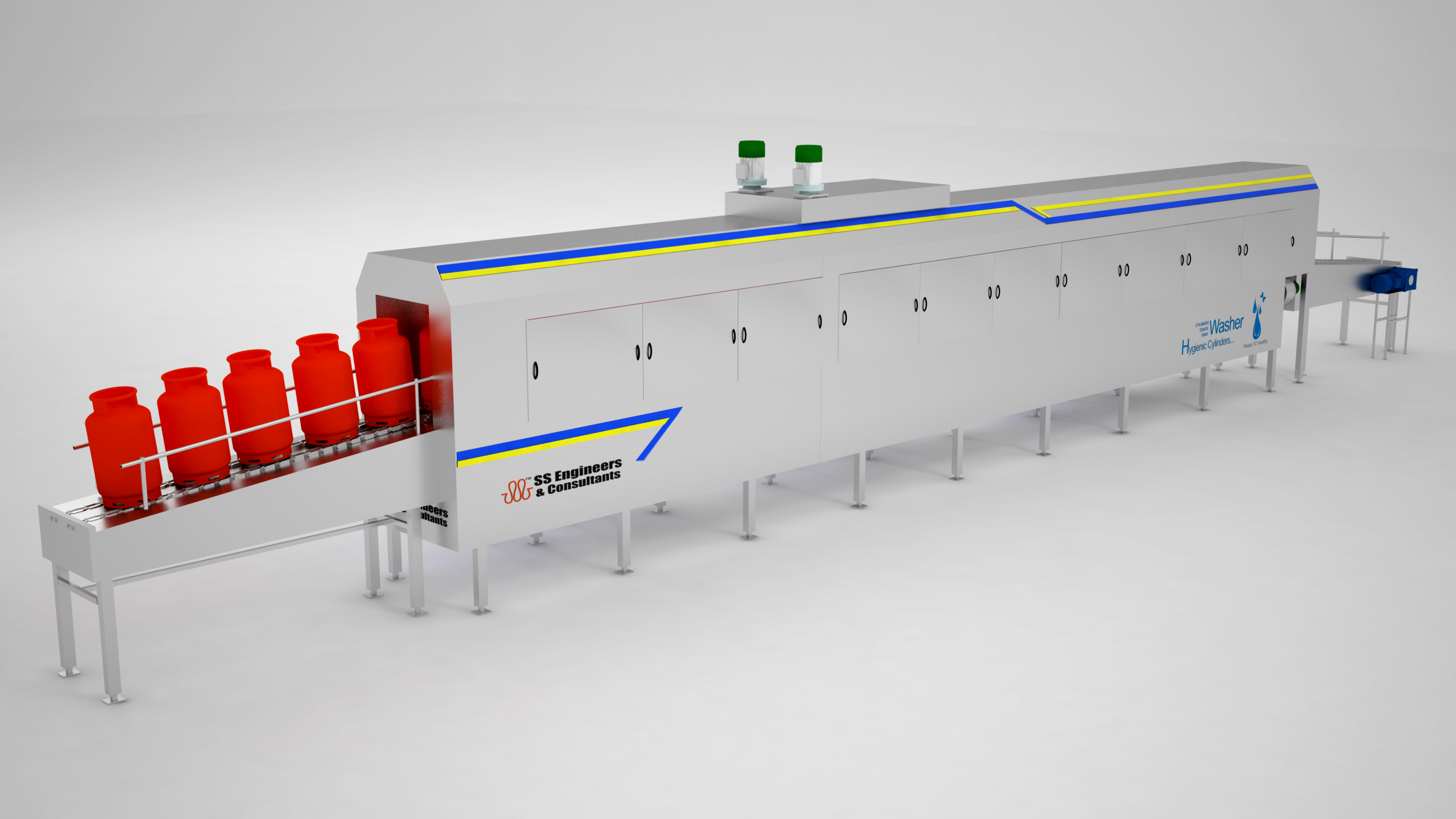 LPG Cylinders Degreasing mac